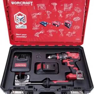 Set WORCRAFT XCUBE004 Aku vrtačka bezuhlíková 100Nm CHD-S20LiBH, 1x4.0Ah, nabíječka | Bezpečný nákup