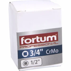 FORTUM Redukce kovaná vnější čtyřhran 1/2"- vnitřní čtyřhran 3/4" | Ihned k objednání