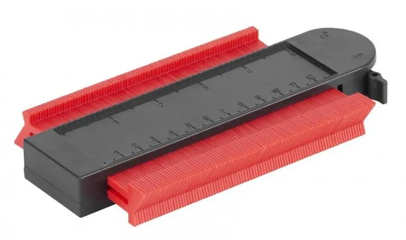 Snadné objednání | Šablona kopírovací na profily, se zámkem, magnetická, šíře 125 mm, STREND PRO DG680