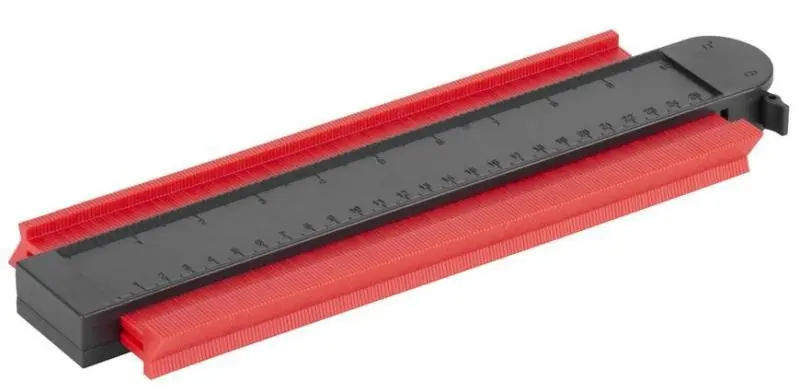 Tovární cena - Šablona kopírovací na profily, se zámkem, magnetická, šíře 250 mm, STREND PRO DG680