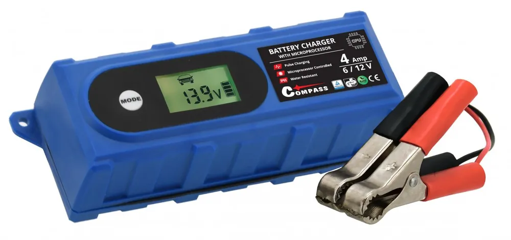 Extra sleva - Nabíječka mikroprocesor 4Amp 6/12V PB/GEL LCD display