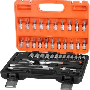 STREND PRO Gola sada 1/4" 46 ks, v kufříku | Speciální nabídka
