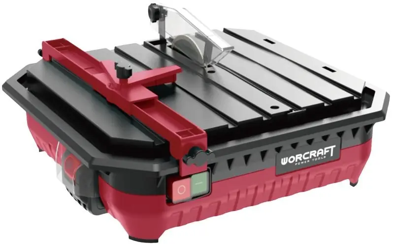 Rychle mizí - WORCRAFT CTS-S20Li Aku řezačka na obklady 110mm 20V, bez baterie