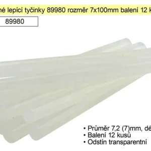 Ušetřete | Tavné lepící tyčinky 89980 rozměr 7x100mm balení 12 kusů