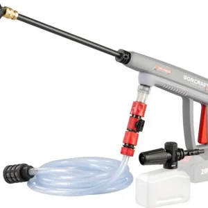 Akce končí brzy | WORCRAFT CPC-S20LiD Aku tlakový čistič 20V vapka, STRONG PRESSURE 2,4MPa