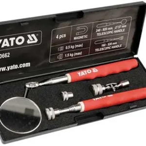 Do vyprodání zásob - Inspekční sada čtyř dílná zrcátko a magnetické vytahovače Yato