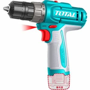 Prodejní hit | TOTAL Vrtací šroubovák AKU, 12V, Li-ion (2x), 1500mAh TDLI12206E