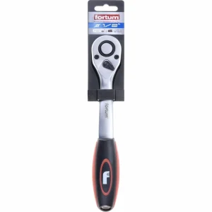 ráčna Mechanic, 1/2", L 253mm, 72 zubů, CrV/S2, FORTUM | Speciální nabídka