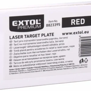 Připraveno k expedici - Terč pro zvýraznění laserového paprsku, červený
