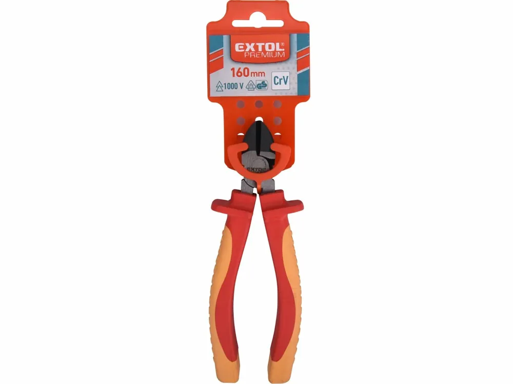 Kleště Extol Premium 8813173 štípací boční 160mm s izolací VDE do 1000V - Extra sleva