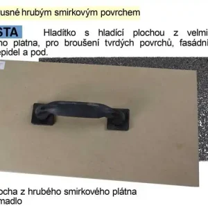 FESTA Hladítko brusné 400x200mm s hrubým smirkovým povrchem P16 | Doprodej zásob