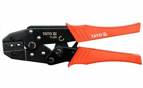 Kleště lisování neizolovaných fastonů a oček 0,5 - 10,0 mm2, Yato, YT-2300 | Poslední dny akce