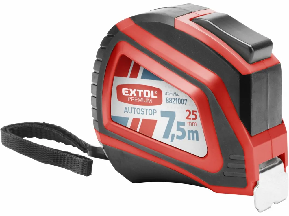 Super nabídka - EXTOL PREMIUM metr svinovací, 7,5m, š. pásku 25mm 8821007