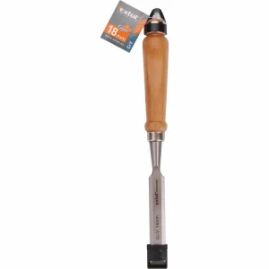 dláto s kvalitní bukovou rukojetí, 18mm, délka 280mm, CrV, EXTOL PREMIUM - Skvělá nabídka
