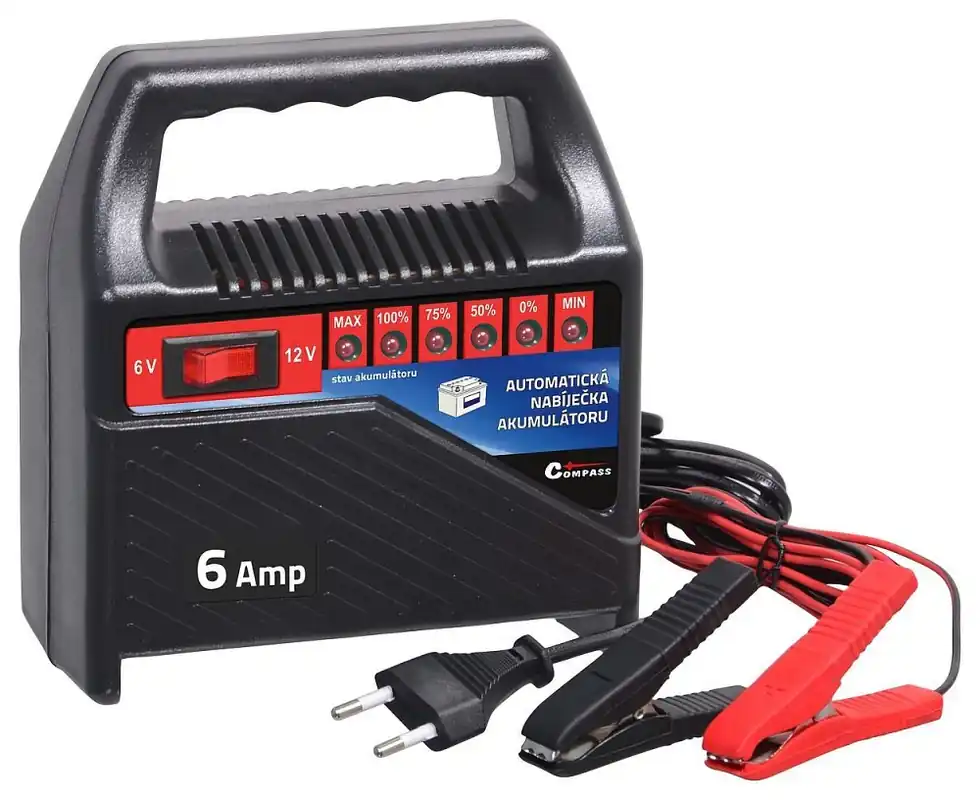 K dispozici - Nabíječka 6Amp 6/12V