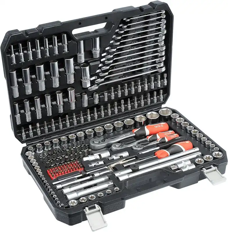 Top produkt - YATO Gola sada 1/2", 3/8", 1/4" + příslušenství 216 ks YT-38841