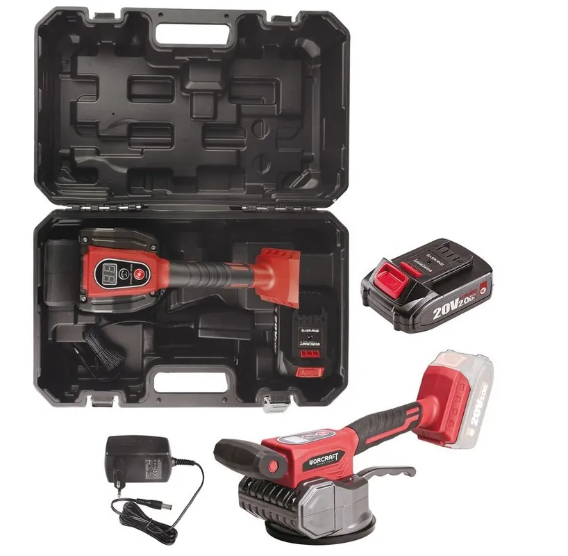 WORCRAFT CTT-S20LiM Aku vibrační přísavka na obklady a dlažby, 20V 1x2.0Ah, ShareSyS - Skvělé hodnocení