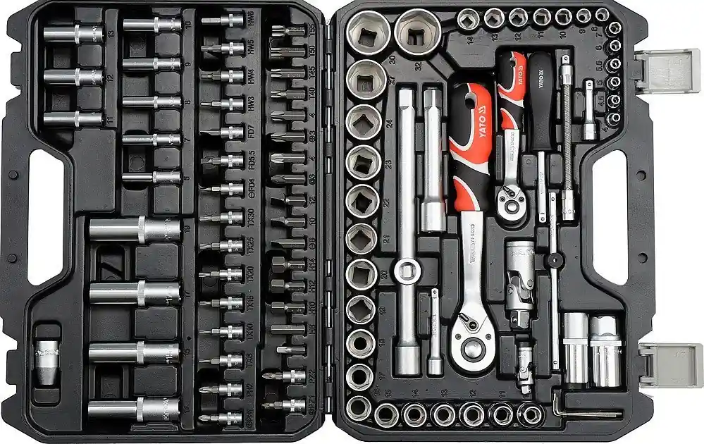 Velmi oblíbený produkt - YATO Gola sada 1/4" a 1/2" 94 dílů YT-12681