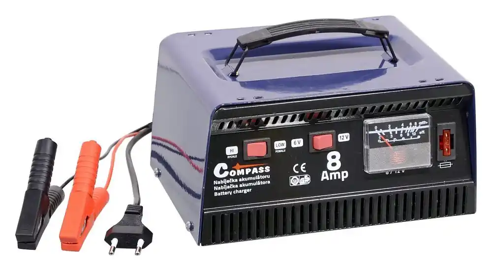 Super nabídka - Nabíječka 8Amp 6/12V TÜV/GS METALLIC