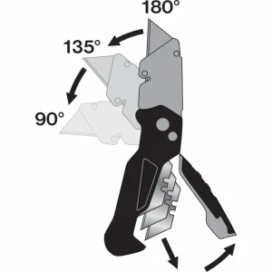 Skladem - FORTUM nůž zavírací s výměnným břitem a zásobníkem, 19mm 4780031
