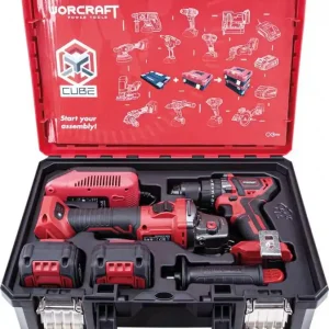 Set WORCRAFT XCUBE030 Aku rázový utahovák 260Nm CIS-S20LiB-260 Aku vrtačka 50Nm CHD-S20LiB - Přímo od výrobce