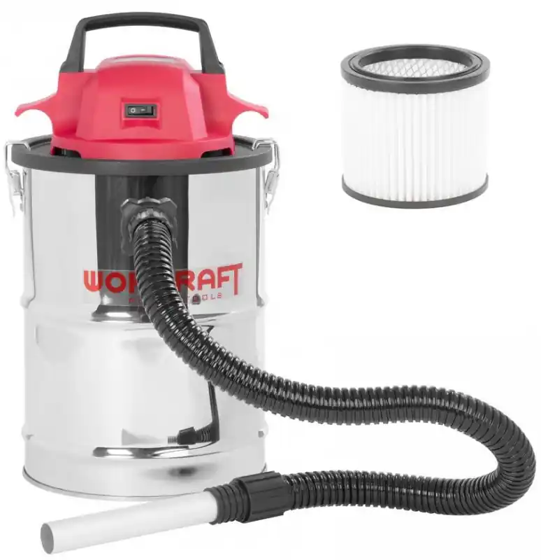 Koupit nyní - WORCRAFT Aku vysavač CAVC-S20Li-18L na popel, hepa filtr (bez baterie a nabíječky)