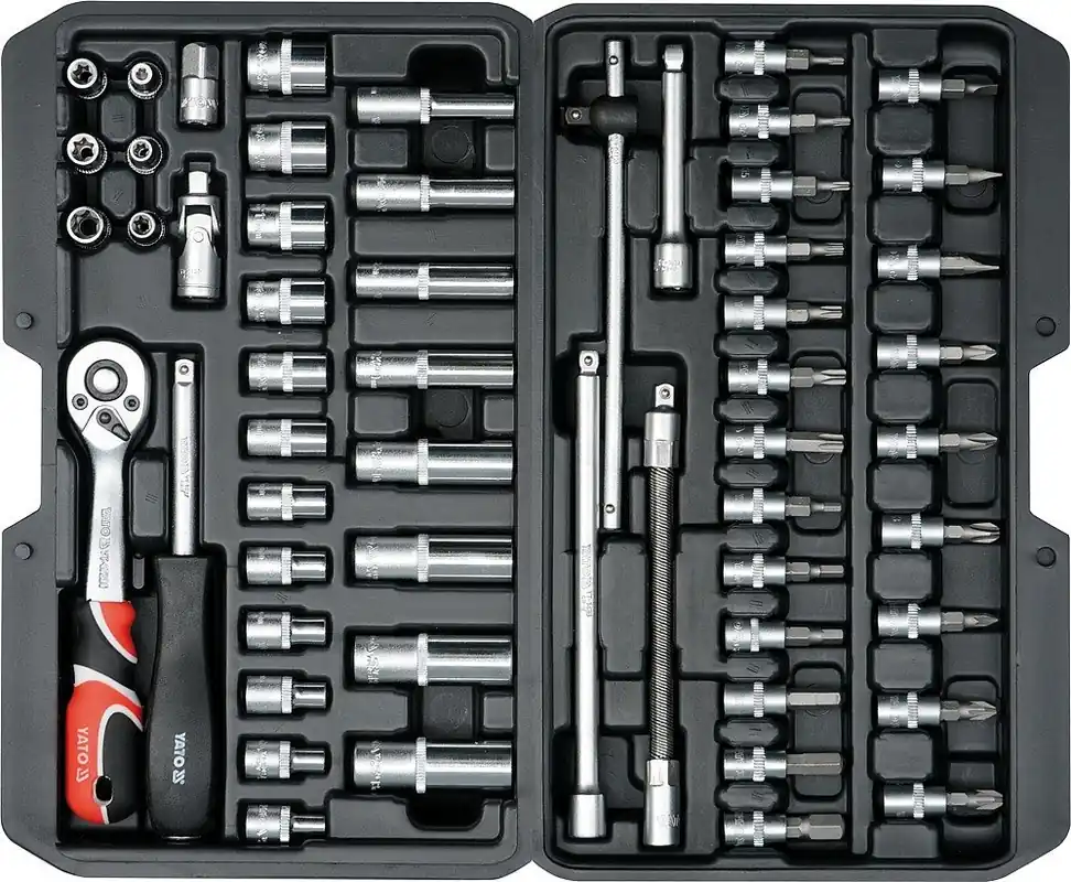Kupte dnes | YATO Gola sada 1/4" 56 ks YT-14501