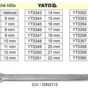 Akce | YATO Očkoplochý klíč 30mm CrV