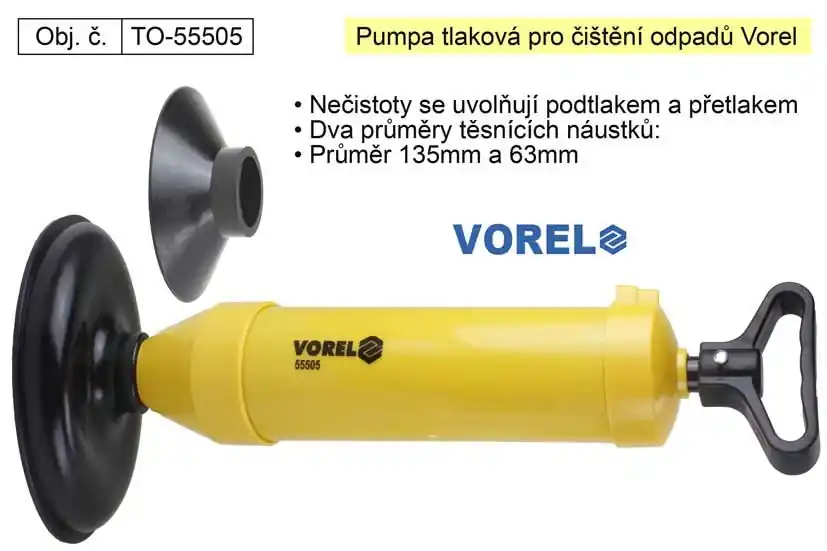 Top produkt - Pumpa na čištění odpadů Vorel 55505