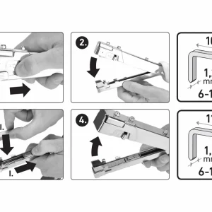 Zbývá pár kusů | EXTOL CRAFT kladivo sponkovací, 6-10mm/ tl.1,2mm 9181