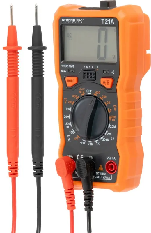 Končí brzy | STREND PRO T21A digitální multimetr 1000A, 20A