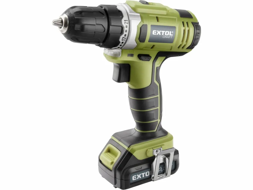 EXTOL CRAFT vrtací šroubovák aku, 12V Li-ion, 1300mAh 402400 | Zlevněno