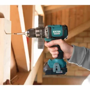EXTOL INDUSTRIAL Aku vrtací šroubovák s příklepem SHARE20V, 20V Li-ion, 2000mAh 8791802 - Prodejní hit