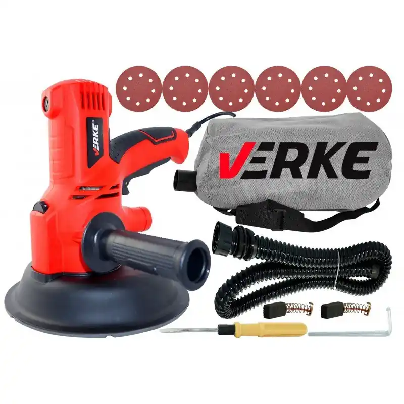 Speciální nabídka | VERKE Bruska na sádrokarton 1350W s odsáváním V08201, 180mm