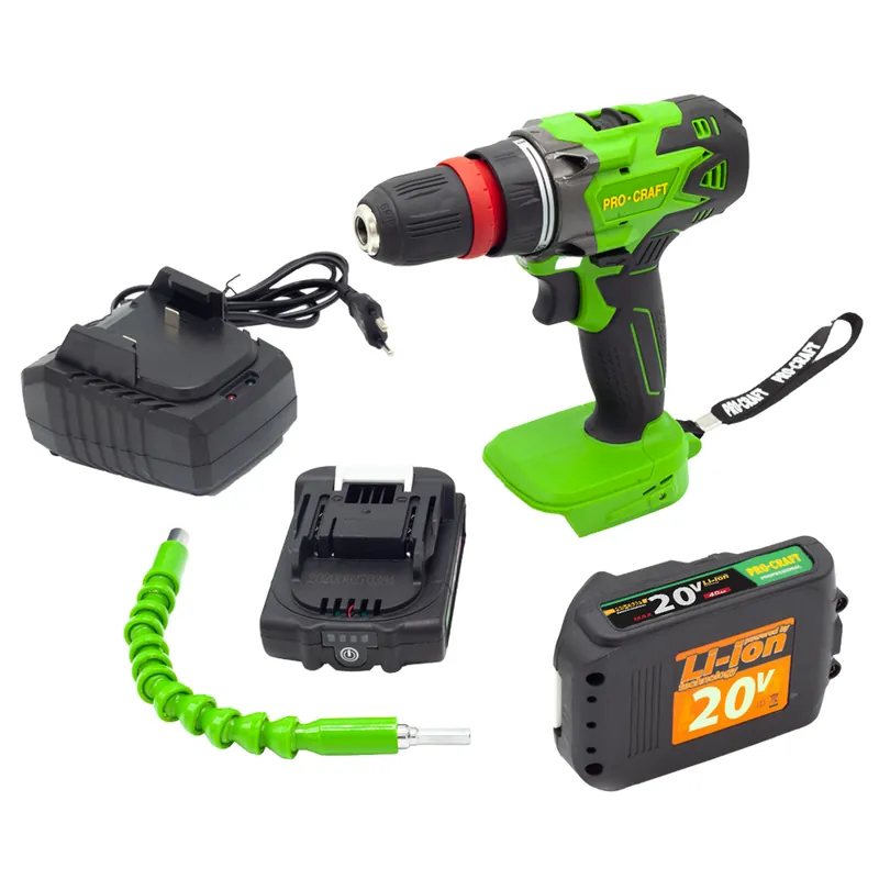 PROCRAFT PA18DFR Aku šroubovák 18V 2x2.0 Ah, QUICK skíčidlo, hex upínání, kufr - Koupit online