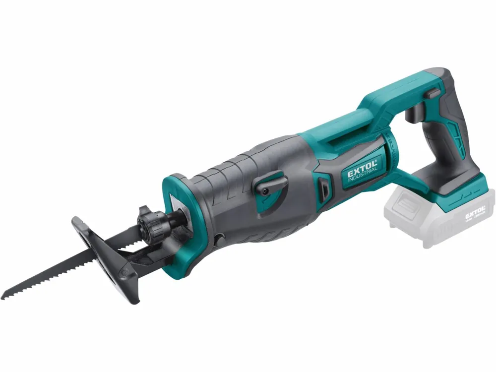 Výhodná cena - EXTOL INDUSTRIAL mečová pila ocaska aku SHARE20V, 20V Li-ion, bez baterie a nabíječky