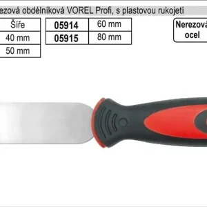 Pořiďte si nyní - Špachtle nerezová Profi obdélníková 60mm