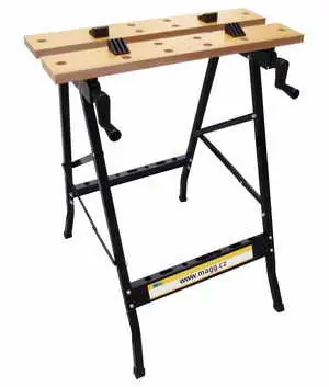 Pracovní stůl rozkládací s upínáním, pracovní deska šíře 560mm, hloubka 200-300mm - Top produkt