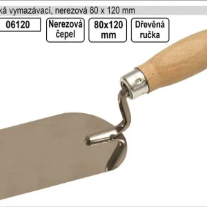 Lžíce zednická vymazávací nerezová 80x120mm - Kupte dnes