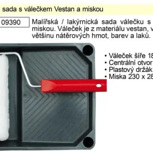 Malířská sada s válečkem Vestan 180mm a miskou - Neváhejte
