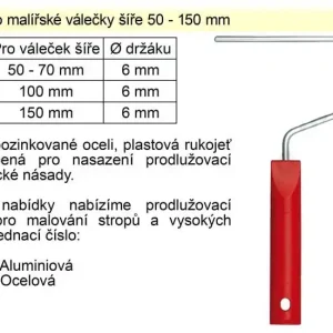 Koupit nyní - Držák pro malířský váleček 100 x 6mm