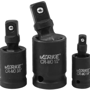 Kvalitní produkt - VERKE Klouby na golu sada 3ks 1/4" 3/8" 1/2" kované CrMo