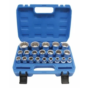 Velmi oblíbený produkt - Gola ořechy dvanáctihranné sada 8-36mm 1/2", 21ks, SATRA
