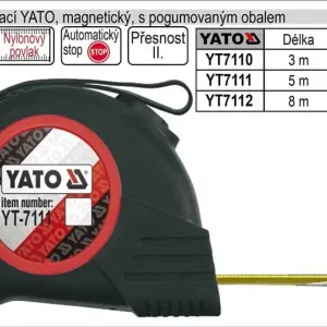 Expresní doručení | Metr svinovací Yato délka 3 m magnetický v gumovém obalu