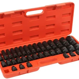 VERKE Gola ořechy šestihranné kované prodloužené a krátké 1/2" sada 35kusů 8-32mm V39469 - Velmi oblíbený produkt