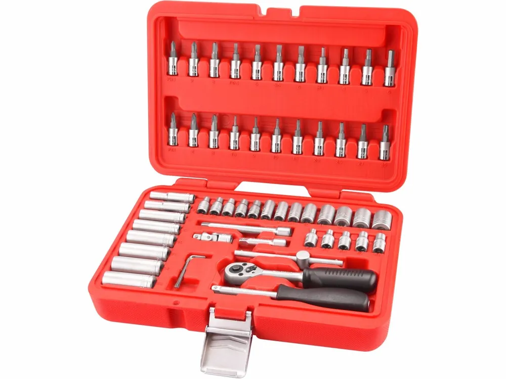 Rychle mizí - EXTOL PREMIUM hlavice nástrčné, sada 57ks, 1/4", CrV 8818101