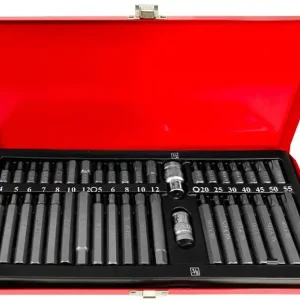 VERKE Bity Imbus, XZN Spline (tisícihran), Torx, sada 40 dílů, 3/8" a 1/2" | Výhodný nákup