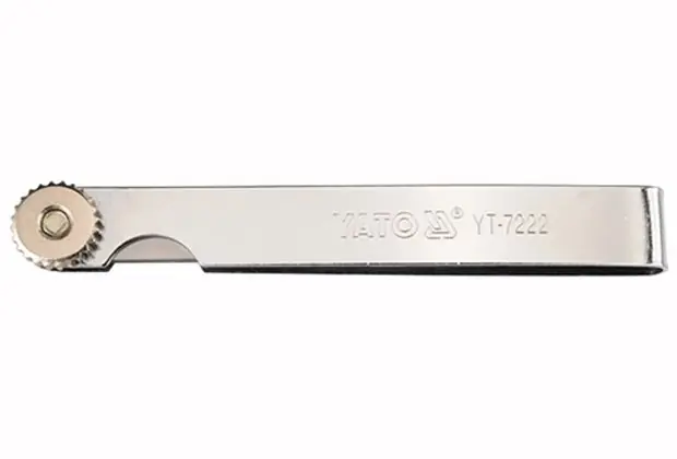 Nabídka - Měrka na spáry 100 x 10 mm 10 ks, spárové měrky 0,05 - 0,5 mm