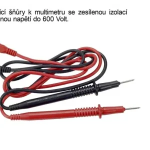 Měřící šňůry 600V/10A délka 110cm, průřez 0,8mm2 | Objednat online